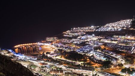 Puerto Rico beach, Gran Canaria island, Spainの写真素材