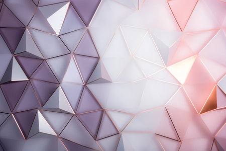 A background of crystals in lilac and pink tonesの素材