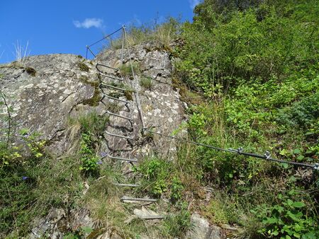 The Rabenacksteig is a really great alternative route on the Rheinsteig near St. Goarshausen am Rhein.の写真素材
