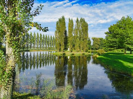 The Wrlitzer Park in Saxony-Anhaltの写真素材