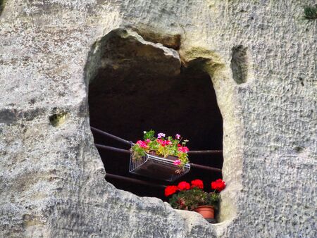 Even old cave flats can be decorated decoratively.の写真素材