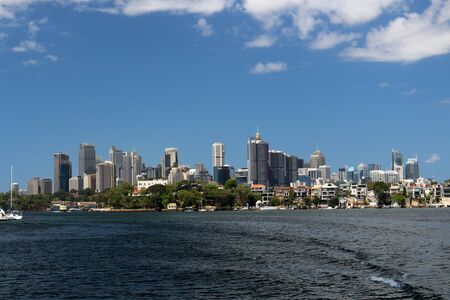 Sydney, view of the skyline, Australiaの写真素材