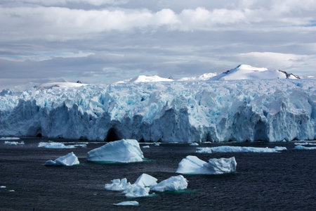 Antarctica, glaciers on the Stonington Island Antarctic Peninsula