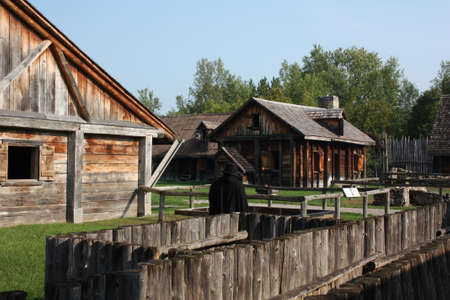 Sainte-Marie Among The Hurons, Ontario, Canadaの写真素材