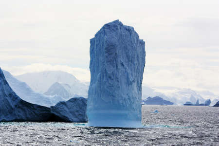 Iceberg in Antarctica, Marguerite Bay, Antarctic Peninsulaの写真素材