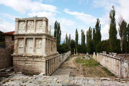 Sebasteion from Aphrodisias, Caria, Turkeyの写真素材