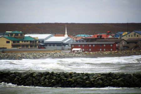 View of Nome Alaska, United Statesの写真素材