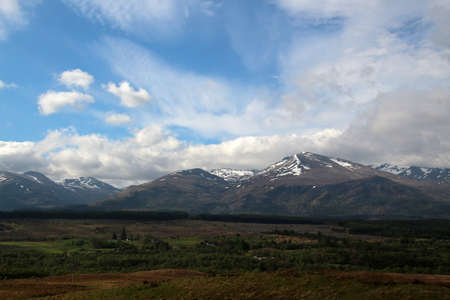 Scottish landscape at Ben Nevisの写真素材