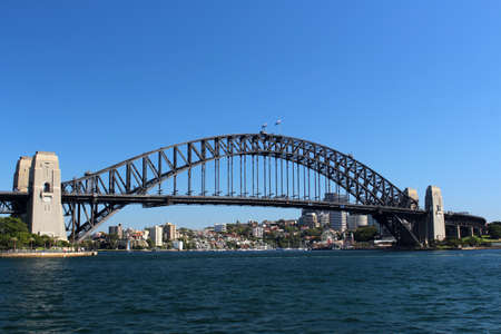 The Harbor Bridge Sydney, Australiaの写真素材