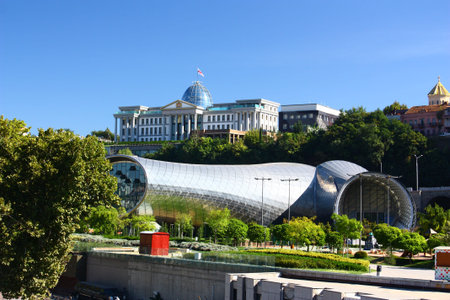 Philharmonic Building In Tbilisi, the capital of Georgia