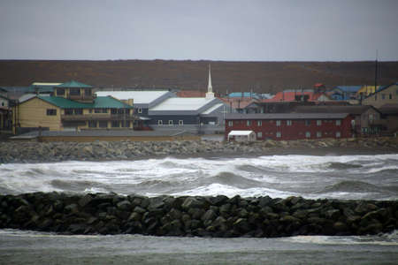 View of Nome Alaska, United Statesの写真素材