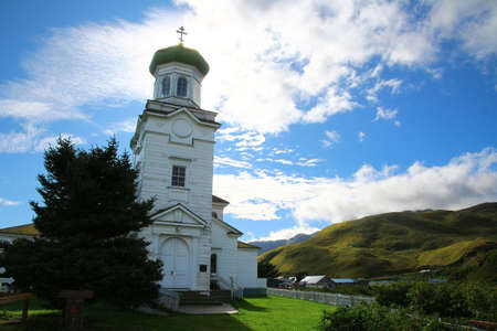 Alaska, Dutch Harbor the Church of the Holy Ascensionのeditorial素材