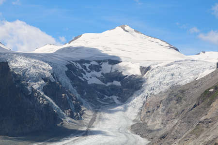 Grossglockner and Pasterze, Austriaの写真素材