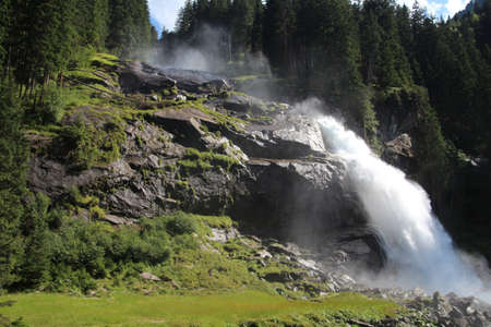 Krimml waterfalls, Austriaの写真素材