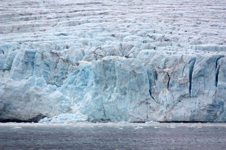 Glacier on Svalbard, Norwayの写真素材