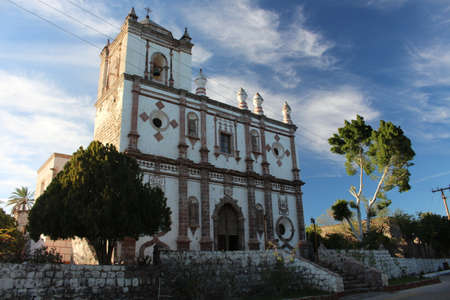 Mission San Ignacio Kadakaaman, Baja California Sur, Mexicoの写真素材