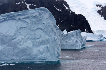 Iceberg in the bay on the Danco Coast in Antarctica