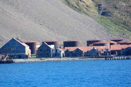 Stromness on South Georgia Islandのeditorial素材