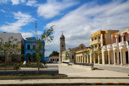 City view of Bayamo, Cubaのeditorial素材