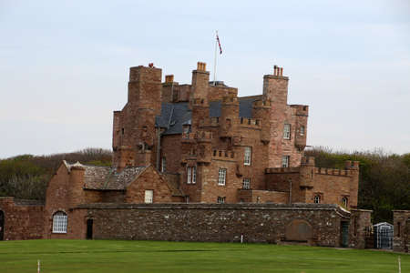 Castle of Mey is located in the far northwest of Scotland near John o 'Groats in the county of Caithnessのeditorial素材