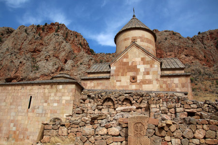 Noravank Monastery in the Amaghu Gorge, one of the main tourist attractions of Armenia