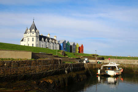 Hotels in John O'Groats Scotland. John o 'Groats is a town in County Caithness on the northeast tip of Scotland.のeditorial素材