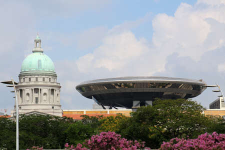 View of the Supreme Court in Singaporeのeditorial素材