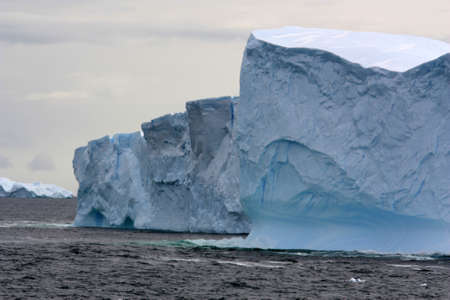 Iceberg in Antarctica, Marguerite Bay, Antarctic Peninsulaの写真素材