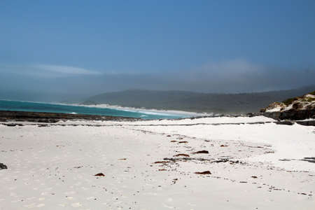 Coastal landscape in Freycinet National Park Tasmaniaの写真素材