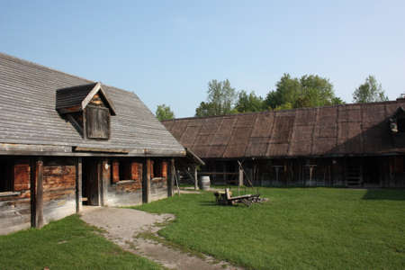 Sainte-Marie Among The Hurons was a Jesuit mission in Wendake, not far from what is now Midland in the Canadian province of Ontarioのeditorial素材