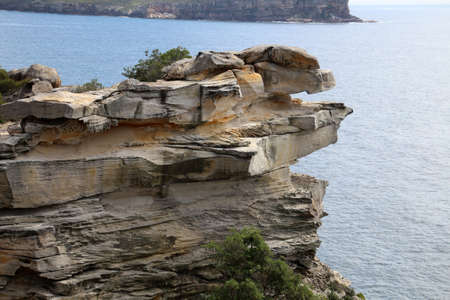 The Gap is an ocean cliff on the South Head Peninsula in east Sydney, New South Wales, Australiaの写真素材