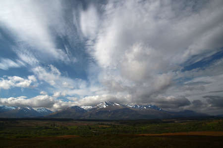 Scottish landscape at Ben Nevis, Scotland, Great Britainの写真素材