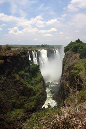 The Victoria Falls, Zimbabwe, Africaの写真素材