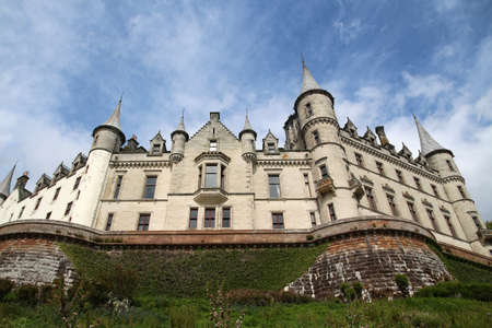 Dunrobin Castle is a castle on the east coast of Scotland. It is the ancestral seat of the Clan Sutherland and thus also the Earl of Sutherlandのeditorial素材