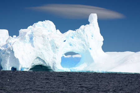 Iceberg in Antarctica, Marguerite Bay, Antarctic Peninsulaの写真素材
