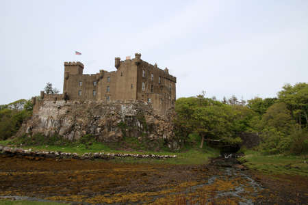 Dunvegan Castle on the Isle of Skye, Scotlandのeditorial素材