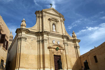 Santa Marija Cathedral in Gozo, Victoria, Maltaの写真素材