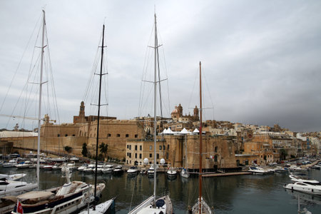 View of the Grand Harbor of Valletta, Malta