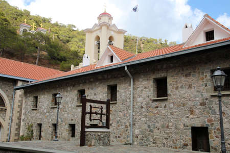 Kykkos Monastery in the Troodos Mountains, Cyprusの写真素材