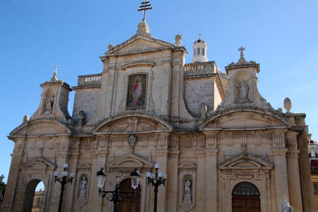 Collegiate Church of St. Paul in Rabatの写真素材