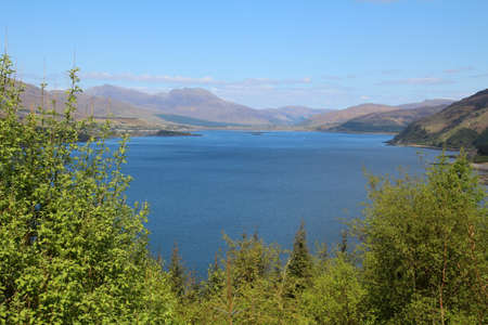 Loch Carron, Scotland, Great Britain. Loch Carron is a sea loch on the west coast of Ross and Cromarty in the Scottish Highlands.の写真素材
