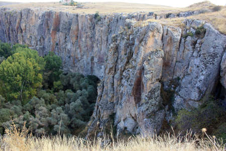 Ihlara Valley in Cappadocia, Turkeyの写真素材
