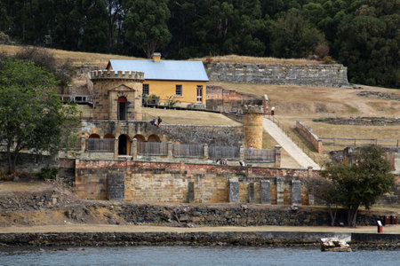 Port Arthur in Tasmania, Australia. Port Arthur is a former prison in the convict colony of Australia in Tasmania and is one of the most important tourist attractions.のeditorial素材