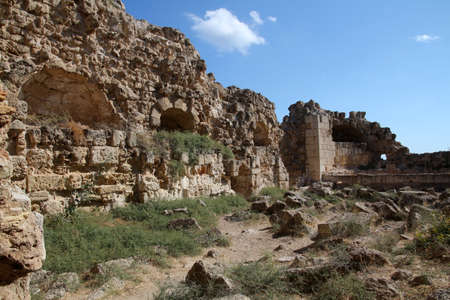 Remains of the ancient city of Salamis, Northern Cyprusの写真素材