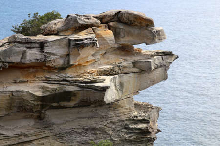 The Gap is an ocean cliff on the South Head Peninsula in east Sydney, New South Wales, Australiaの写真素材