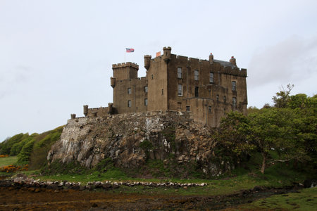 Dunvegan Castle is the ancestral home of the Scottish clan of the MacLeods, located on the Isle of Skye in the Inner Hebridesのeditorial素材
