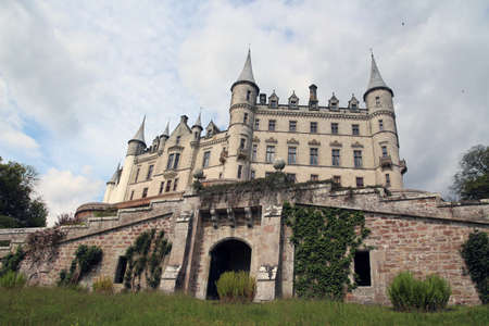 Dunrobin Castle is a castle on the east coast of Scotland. It is the ancestral seat of the Clan Sutherland and thus also the Earl of Sutherlandのeditorial素材