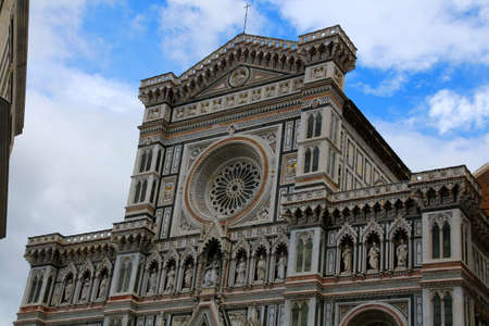 The Cathedral of Santa Maria del Fiore in Florence is the episcopal church of the Archdiocese of Florence and therefore the Metropolitan Church of the ecclesiatical province of Florence.の写真素材