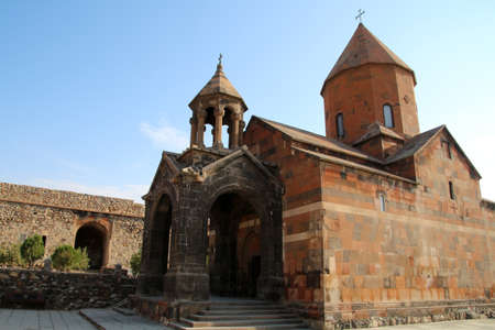 Chor Virap is an Armenian monastery located between the cities of Artashat and Ararat below Mount Araratの写真素材