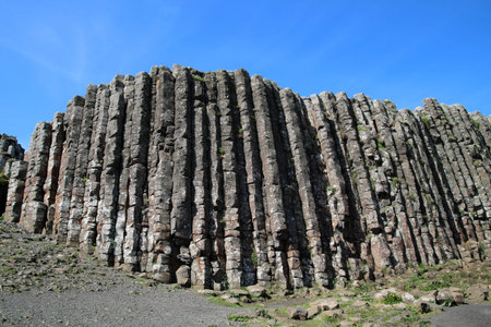 Giant's Causeway on the coast of Northern Ireland